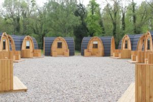 Huts at Le Château de Warsy